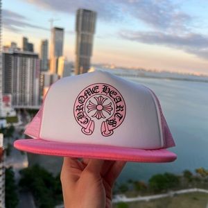 chrome hearts hat pink